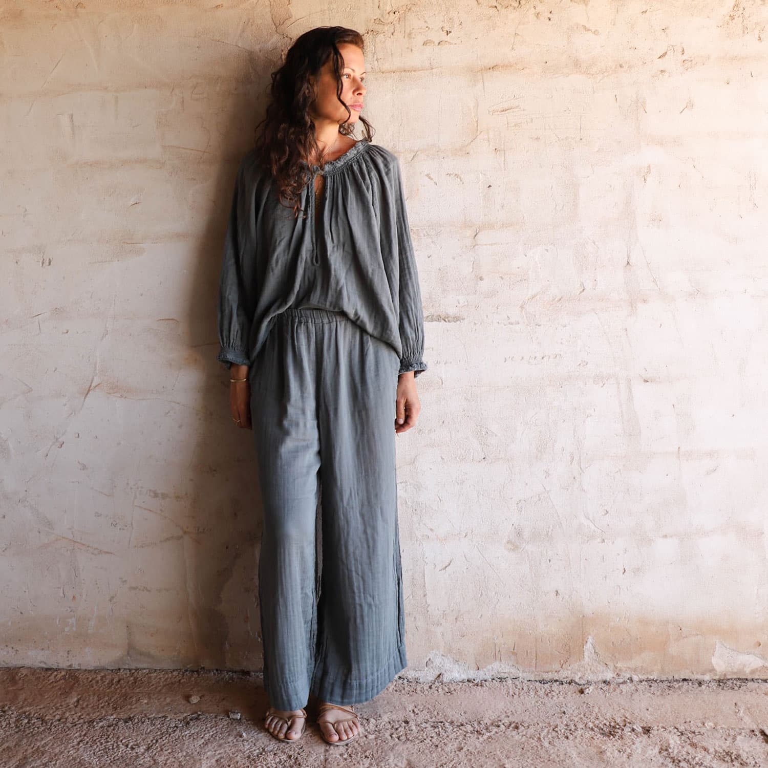 Maya Pants - Women - DS Double Saloo - S032 Ice Blue