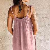 Mia Long Dress  - Women - DS Double Saloo - S007 Dusty Pink