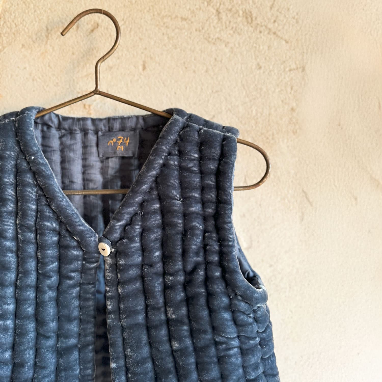 Nora Vest - Kids - SV Silk Velvet - S055 Aegean Blue