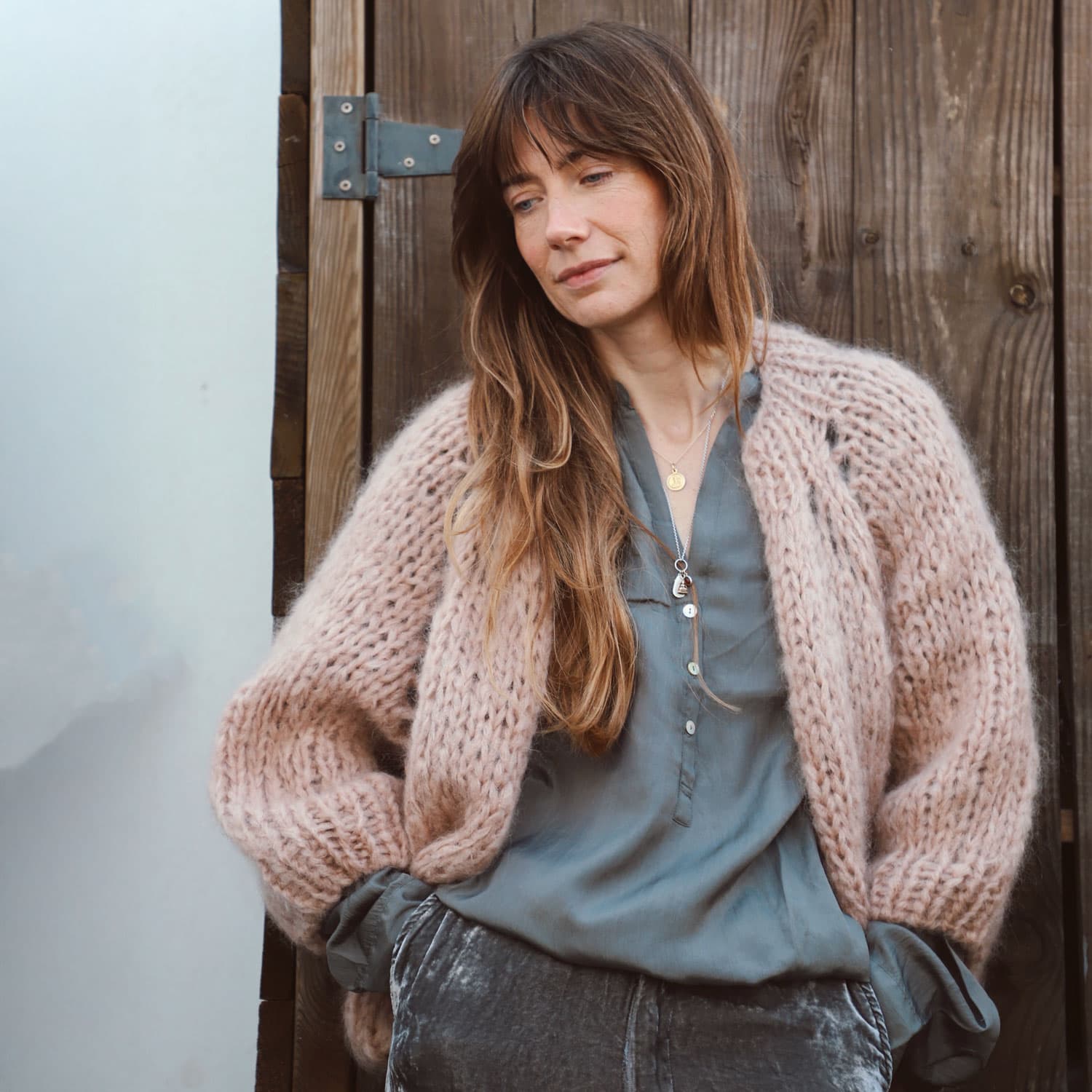 Paulina Vest - Women - MO Mohair - S054 Nude Brown – n°74 E-Shop
