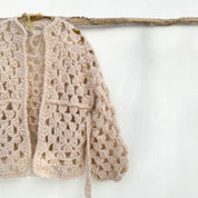 Rosa Cardigan - Women - MO Mohair - S018 Powder