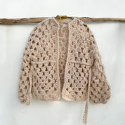 Rosa Cardigan - Women - MO Mohair - S018 Powder