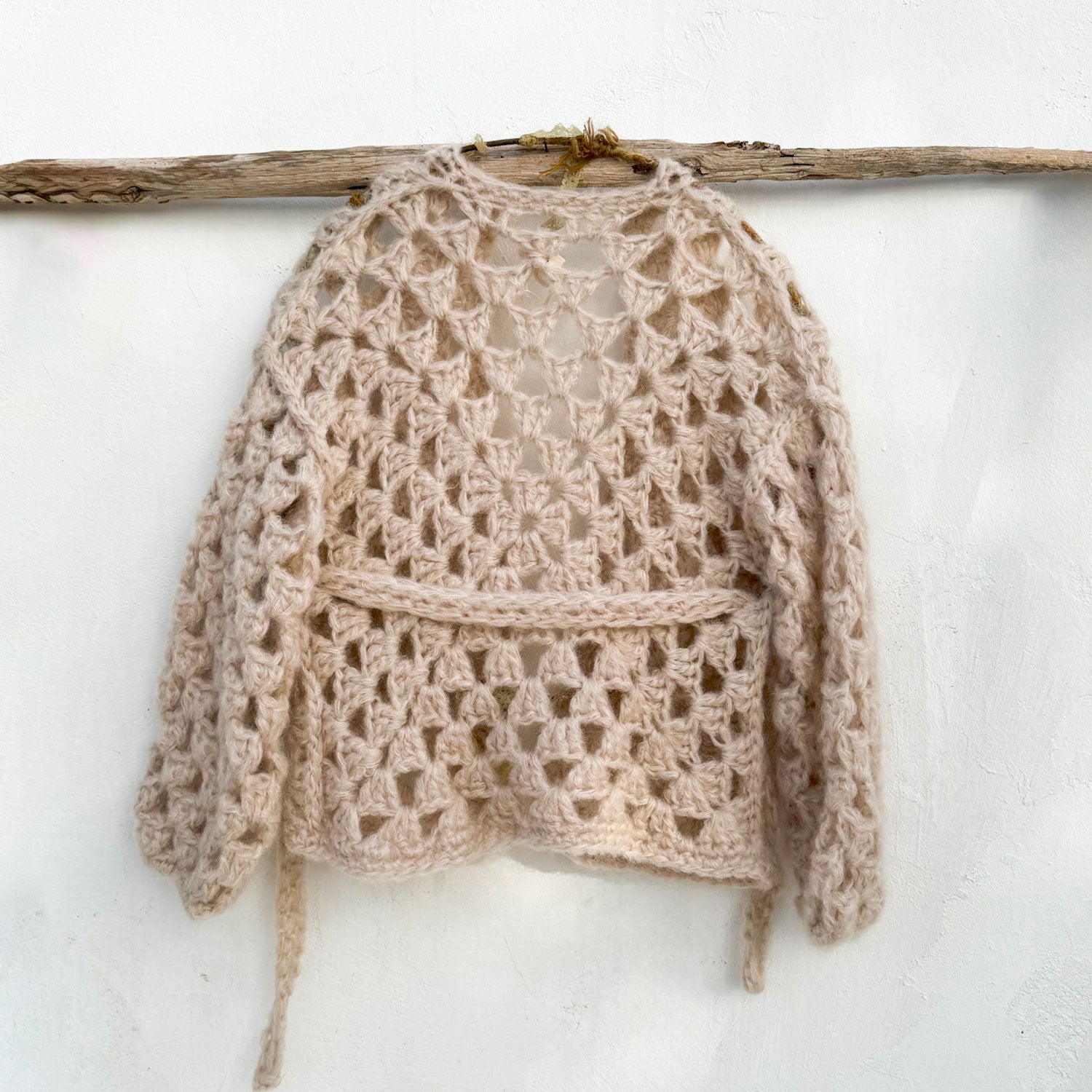 Rosa Cardigan - Women - MO Mohair - S018 Powder
