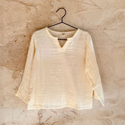 Zac Shirt - Kids - DS Double Saloo - S000 Natural