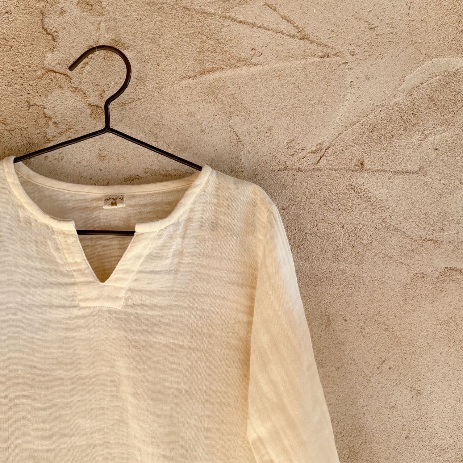 Zac Shirt - Kids - DS Double Saloo - S000 Natural