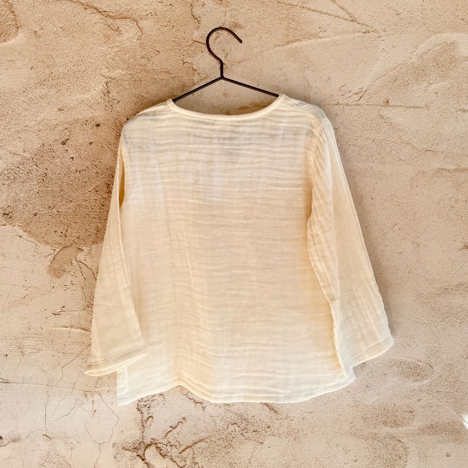 Zac Shirt - Kids - DS Double Saloo - S000 Natural
