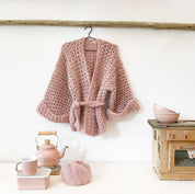 Numero 74 - Fashion - Atelier Crochet Kimono Mohair - Dusty Pink - S0