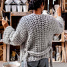 Numero 74 - Fashion - Atelier Crochet Kimono Mohair - Silver Grey - S