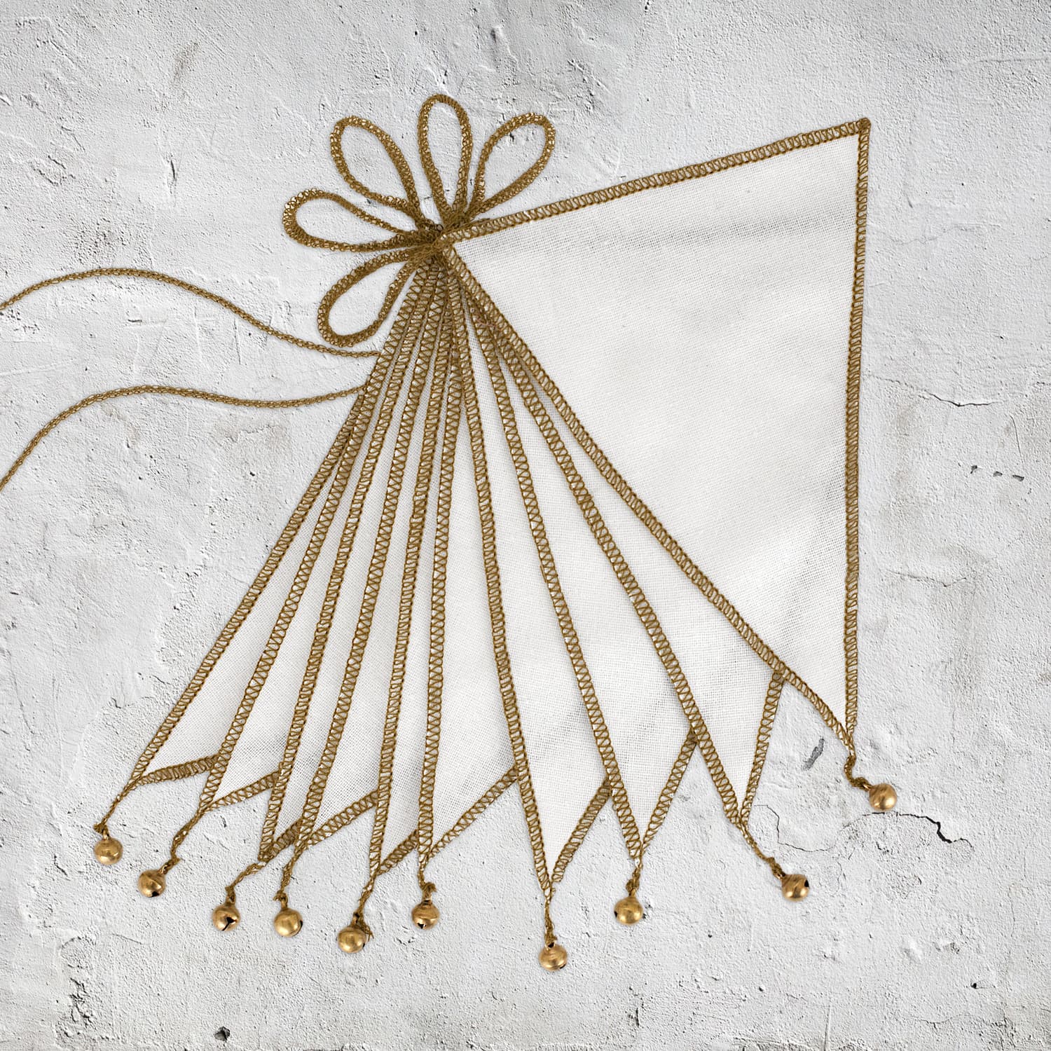 Numero 74 - Bunting Garland - White - S001