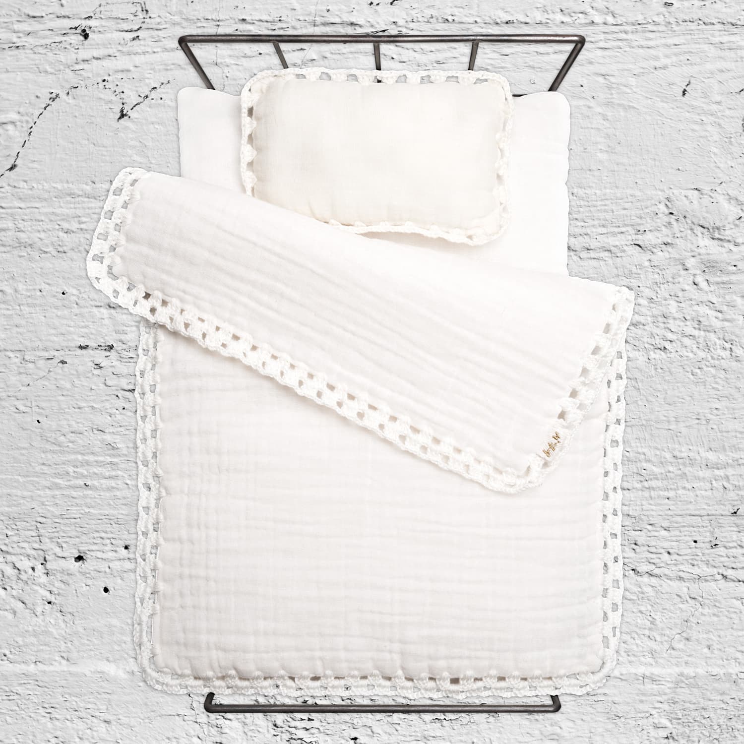 Numero 74 - Moon Doll Metal Bed Set - Natural - S000