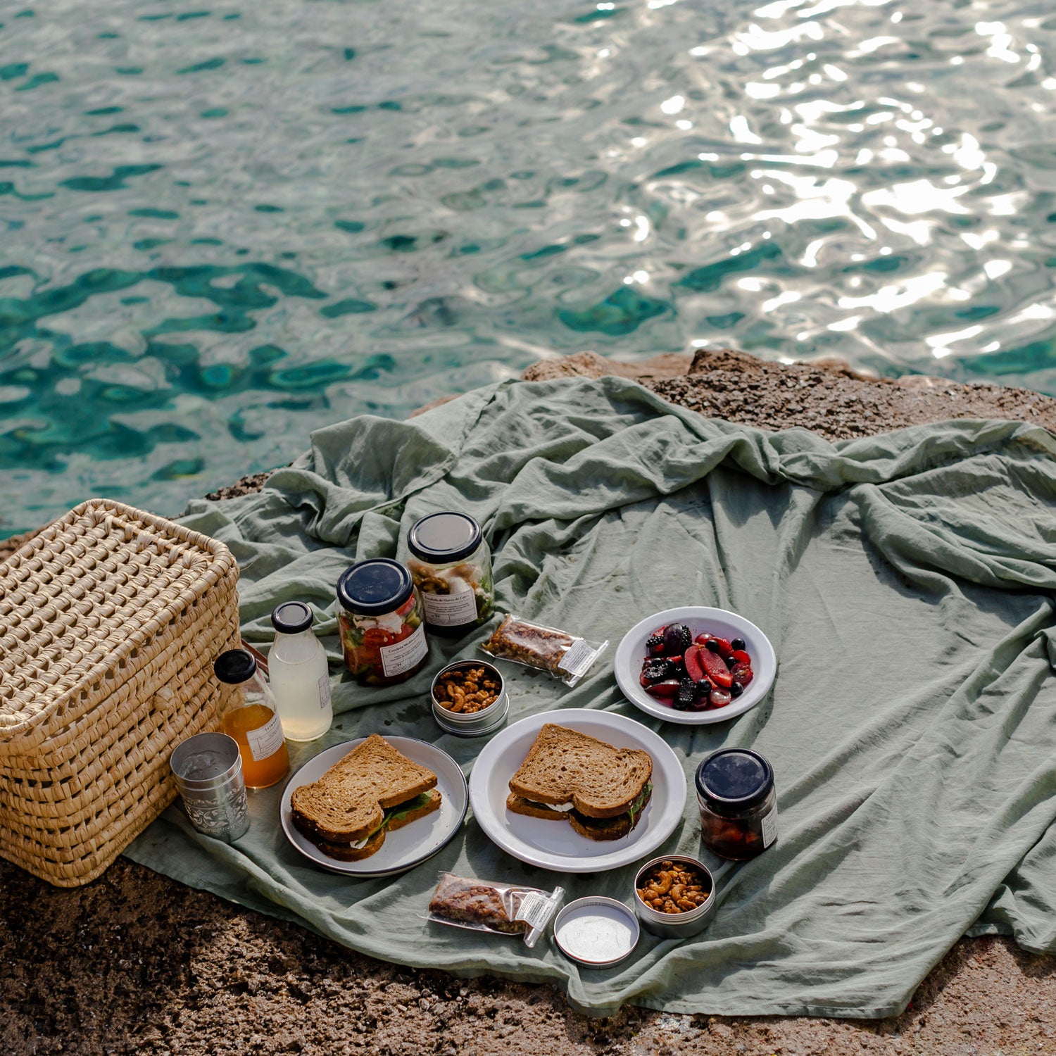 Enamel Simple Plate - S001 White