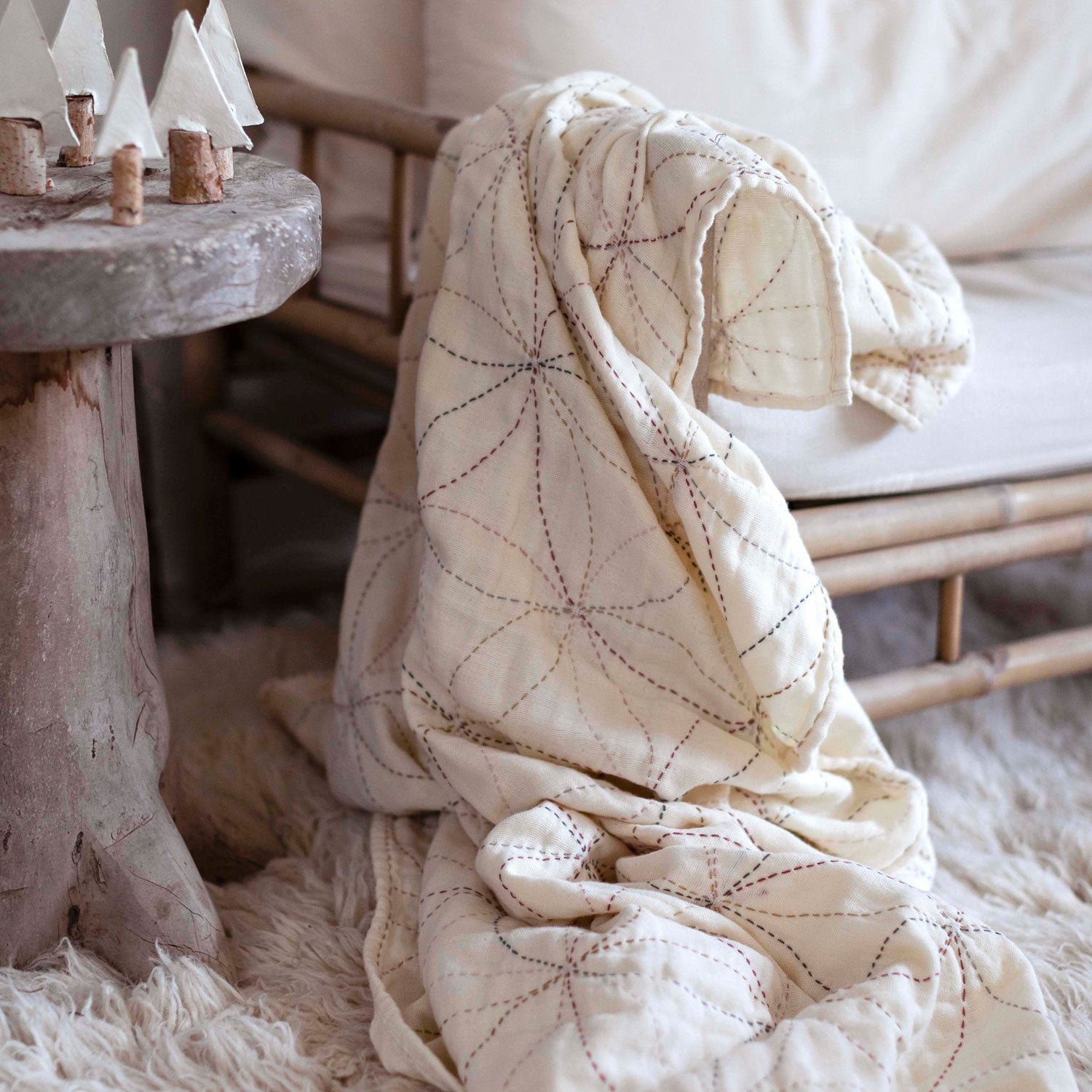 即完uniform experiment FLOWER BLANKET yuni SOPH. | YUNI YOSHIDA: FLOWER BLANKET(FREE WHITE):