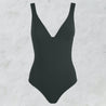 Numero 74 - Fashion - Greta One Piece Swimsuit - Dark Grey - S021
