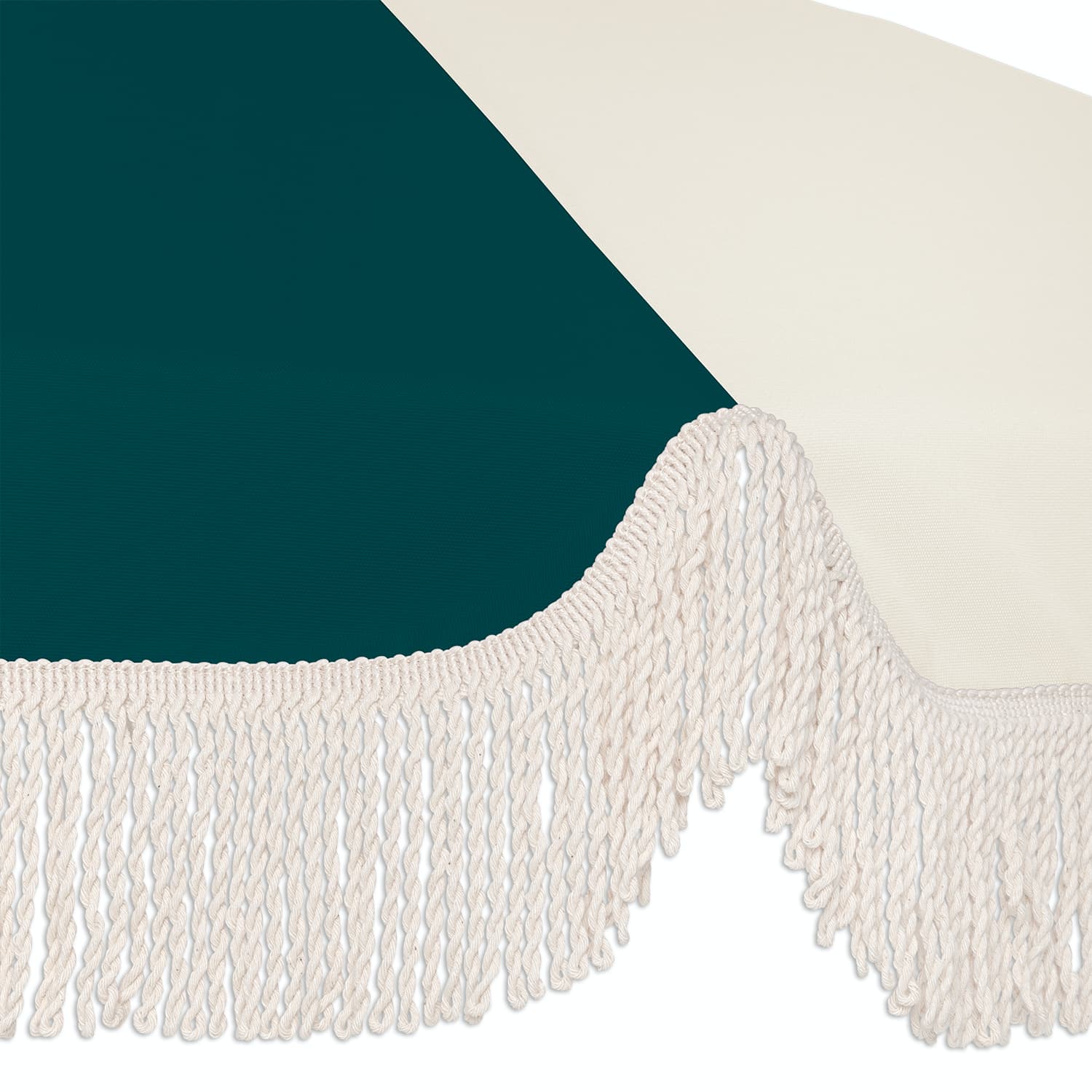 Numero 74 - Outdoor - Ibiza Beach Umbrella - Natural-Teal Blue - D107