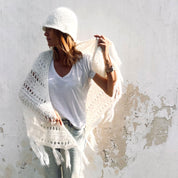 Juliana Crochet Shawl - Women - MO Mohair - S000 Natural