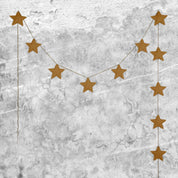Numero 74 - Mini Star Garland - Gold - S024