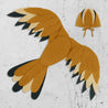 Numero 74 - Phoenix Bird Wings - Gold - S024