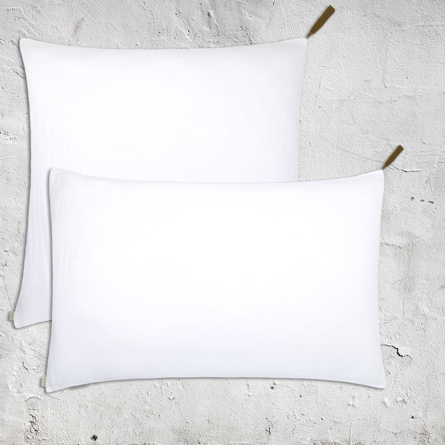 Pillow Case DS Double Saloo S001 White – n°74 E-Shop