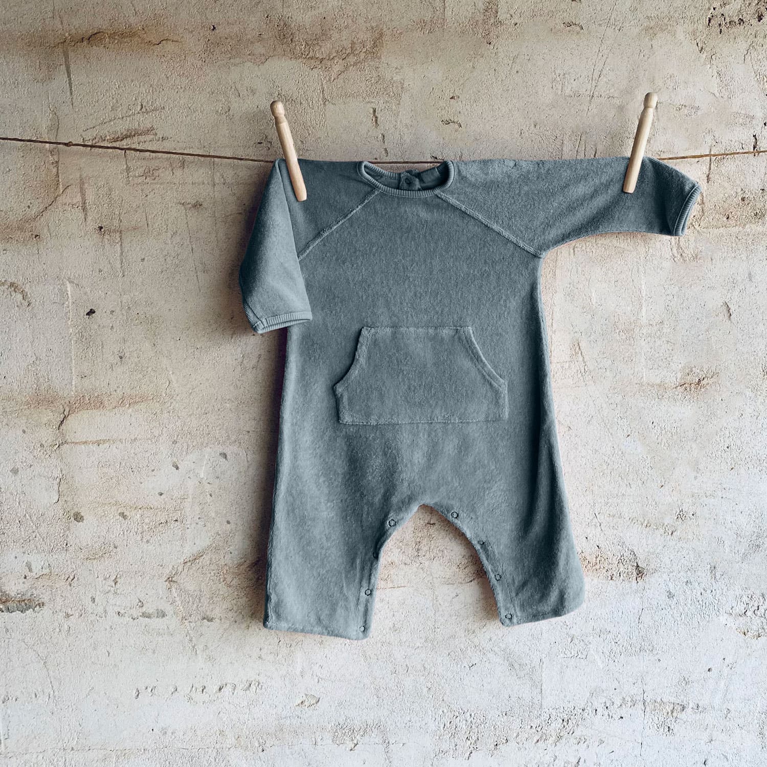 Kyle Jumpsuit - Baby - TJ Terry Jersey - S032 Ice Blue