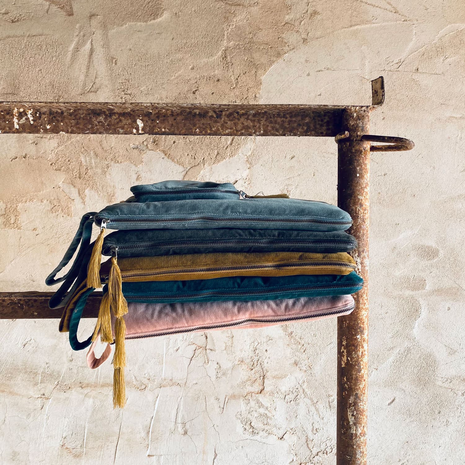 Laptop Case  - WV Woven Velvet - S032 Ice Blue