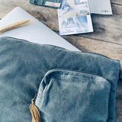 Laptop Case  - WV Woven Velvet - S032 Ice Blue