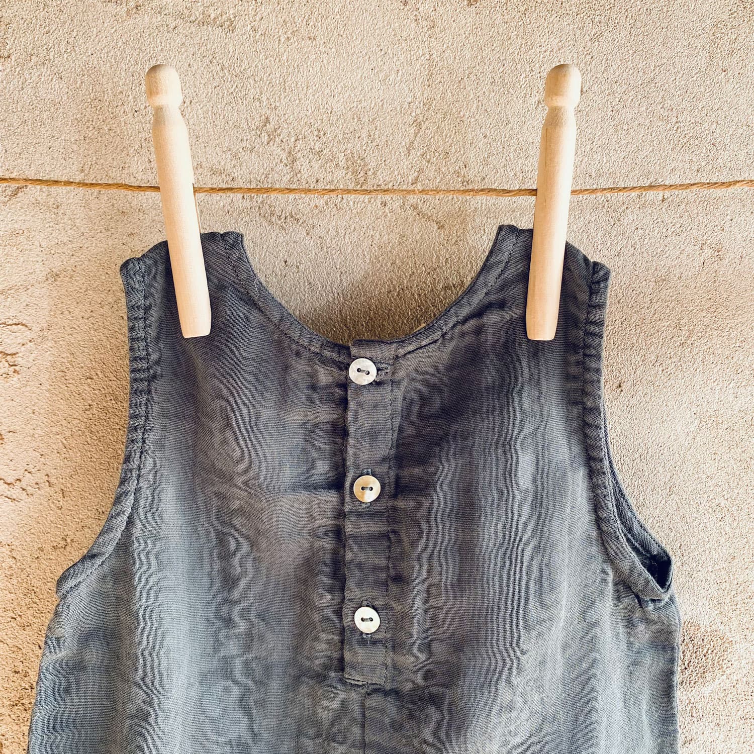Stef Shirt - Baby - DS Double Saloo - S032 Ice Blue