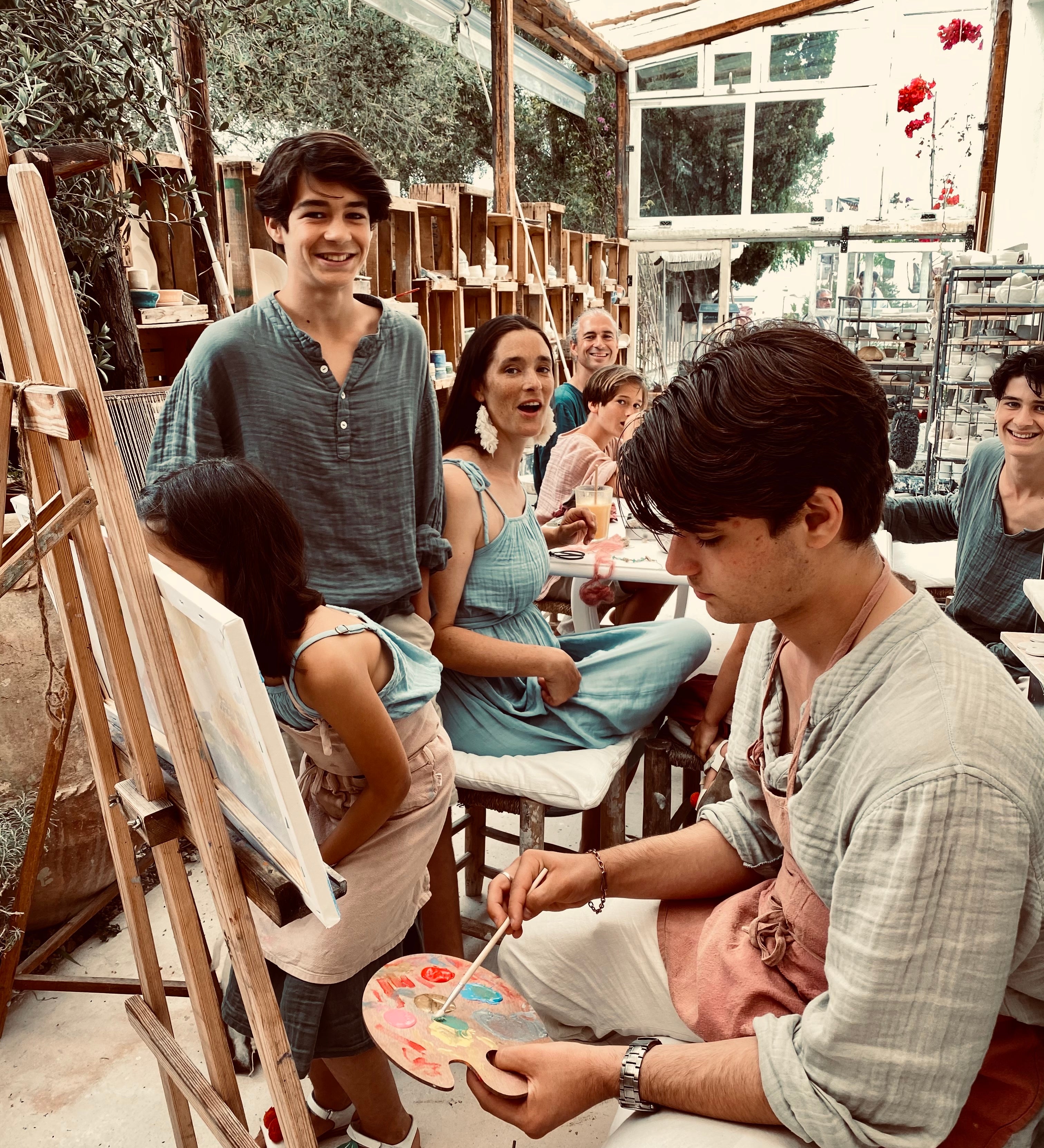 Behind the scenes