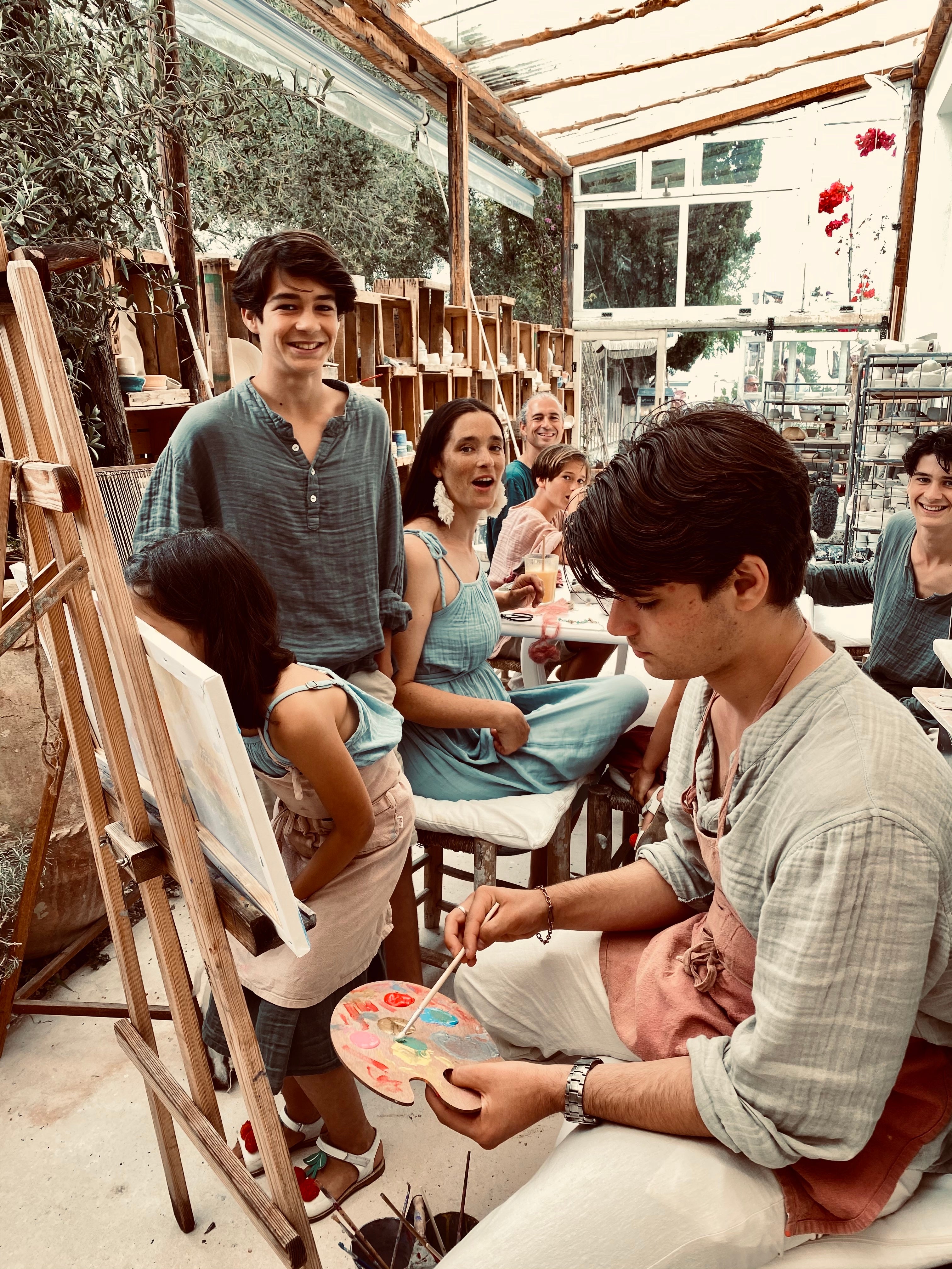 Behind the scenes