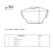 Lea Jumper - Women - MO Mohair - S045 Stone Grey