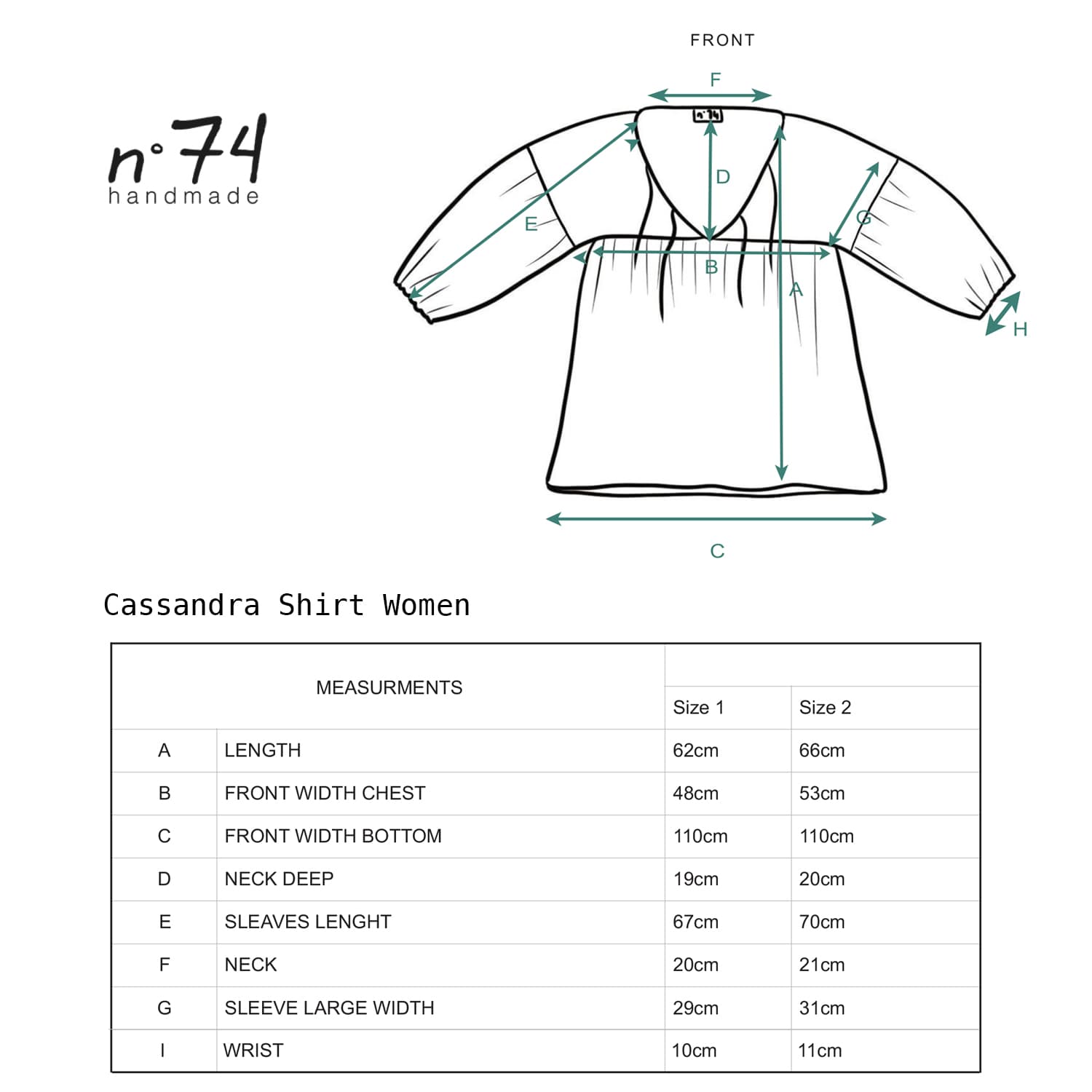 Cassandra Shirt - Women - CV Cotton Voile - S001 White