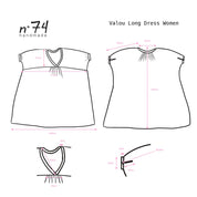 Valou Long Dress - Women - DS Double Saloo - S050 Antique Bronze