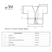 Knitting Pattern Tutorial - Atelier Crochet Kimono Women