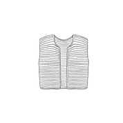Andrea Gilet - Women - MO Mohair - S050 Antique Bronze