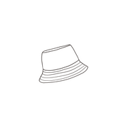 Andy Bucket Hat - Baby - TC Thai Cotton - S032 Ice Blue