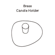 Brass Candle Holder - BR Brass