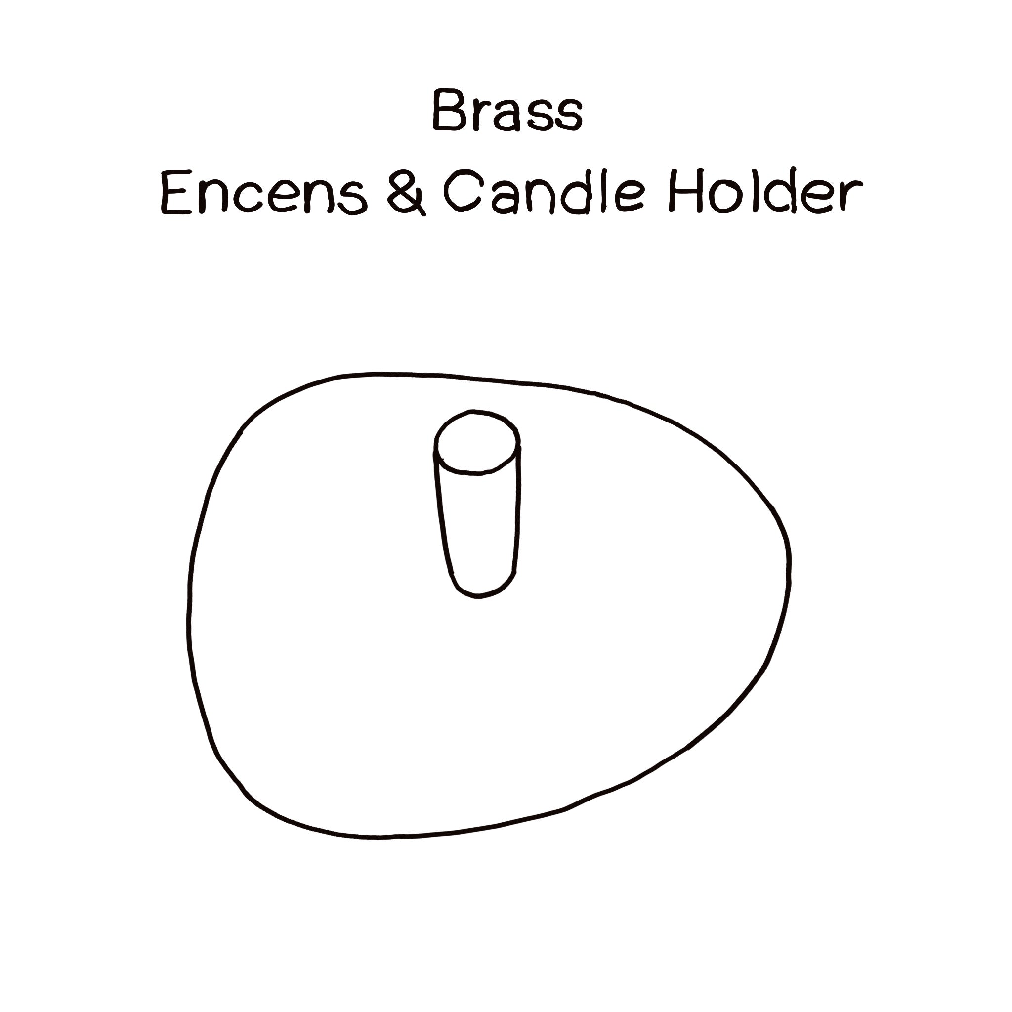 Brass Incens Holder - BR Brass