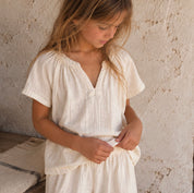 Carla Shirt - Kids - DS Double Saloo - S000 Natural