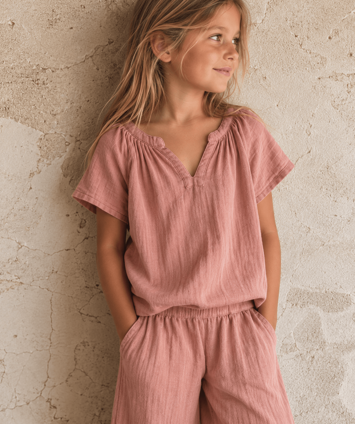 Maya Pants - Kids - DS Double Saloo - S007 Dusty Pink