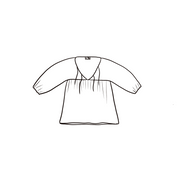 Cassandra Shirt - Women - CV Cotton Voile - S042 Baobab Rose