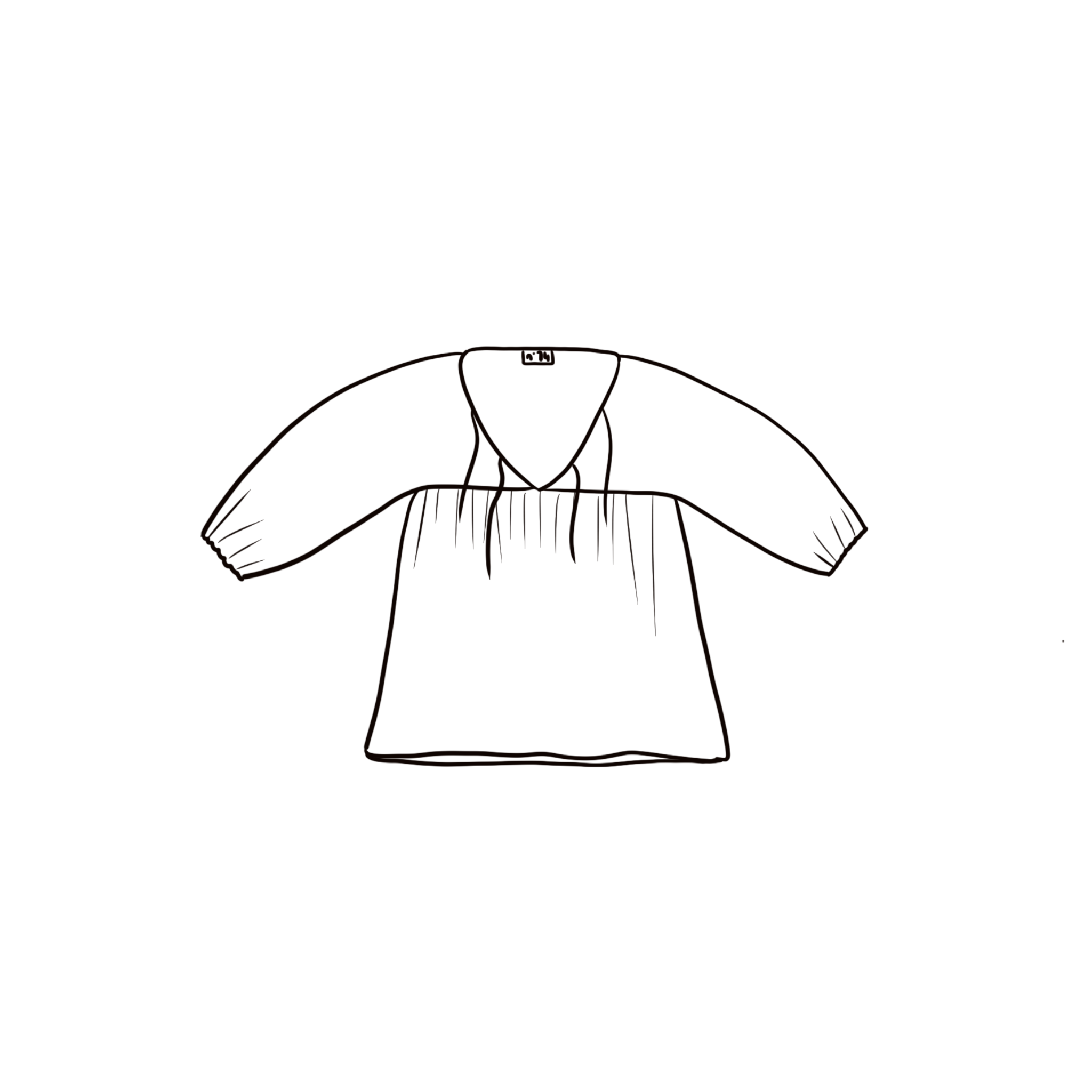 Cassandra Shirt - Women - CV Cotton Voile - S042 Baobab Rose