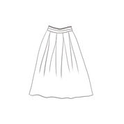 Cassandra Skirt - Women - CV Cotton Voile - S045 Stone Grey