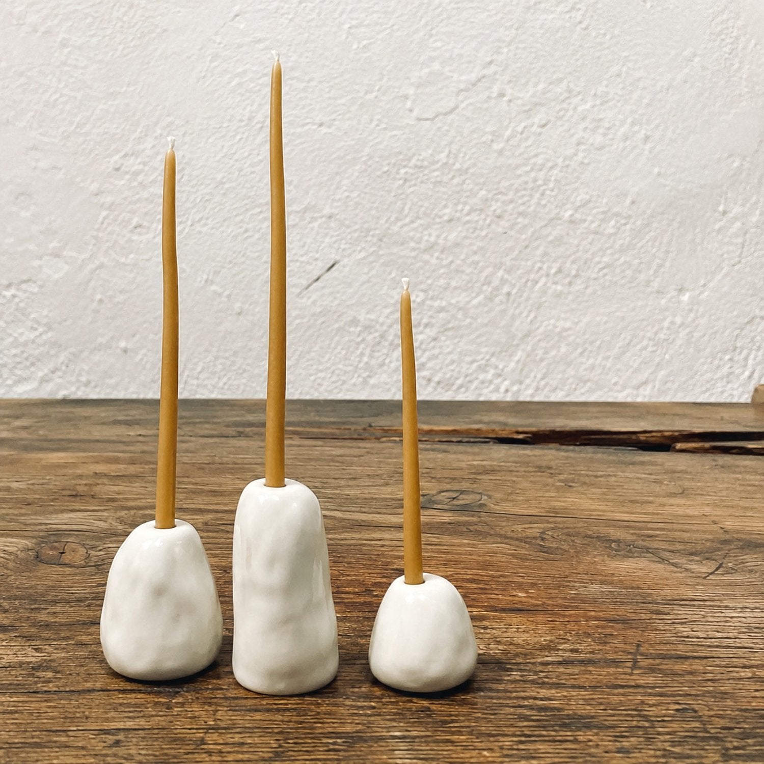 Ceramic Candle Holder - S000 Natural