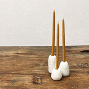 Ceramic Candle Holder - S000 Natural