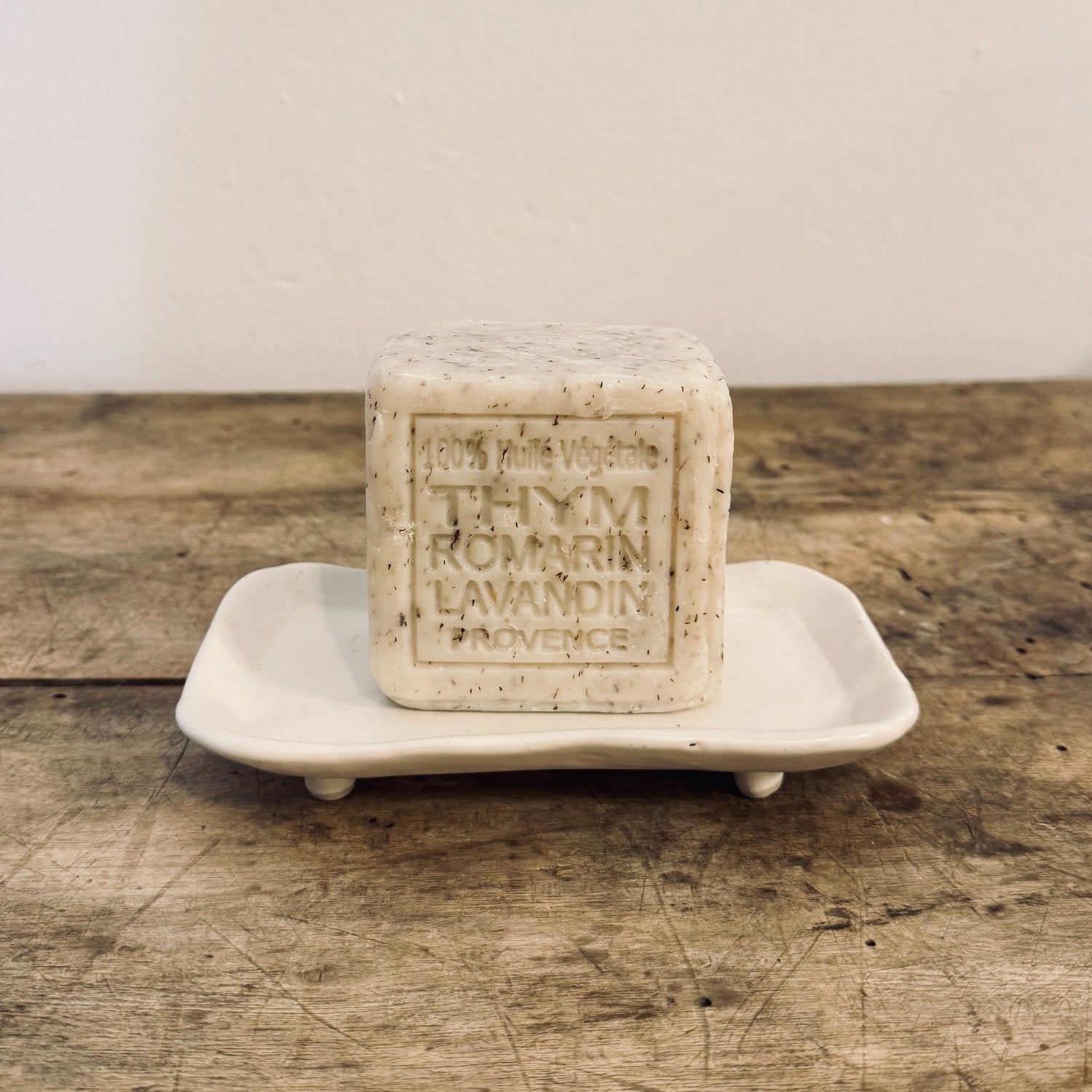 Ceramic Soap Plate - S000 Natural
