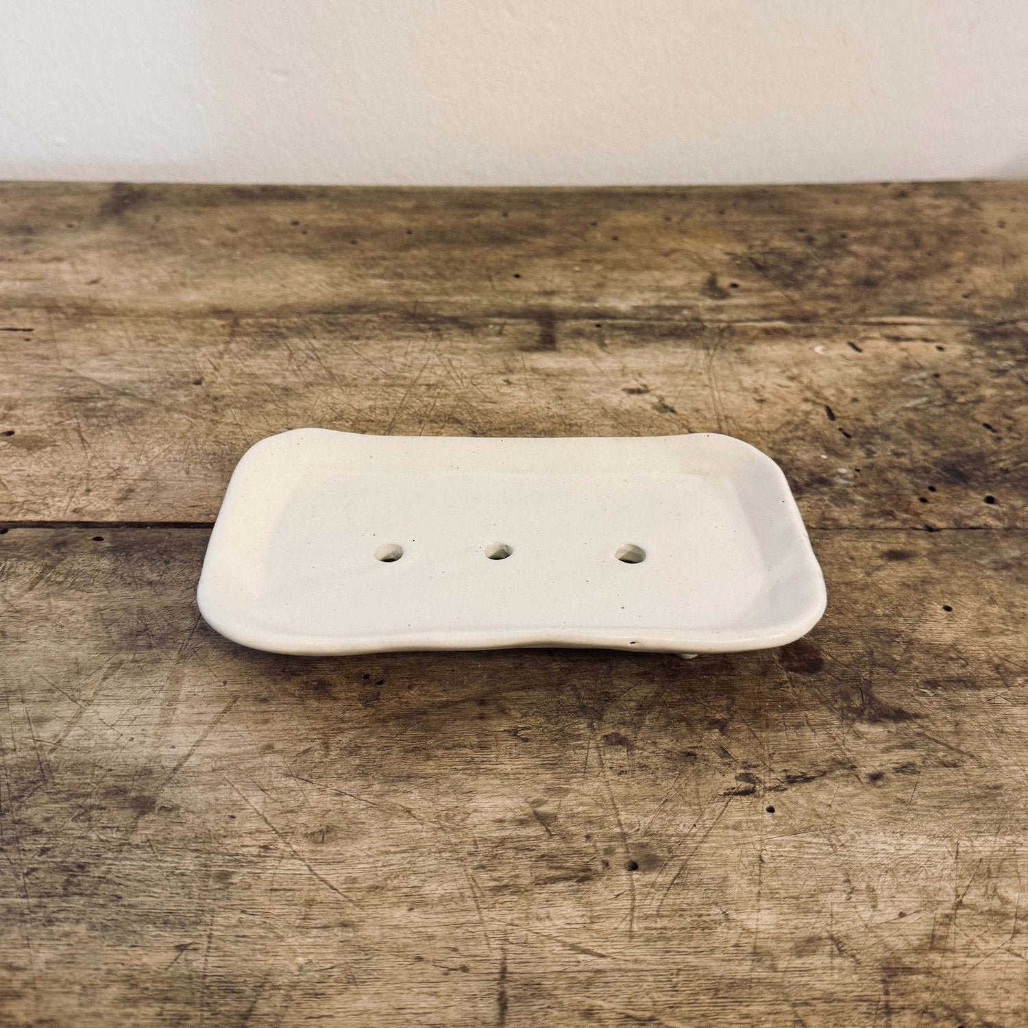 Ceramic Soap Plate - S000 Natural