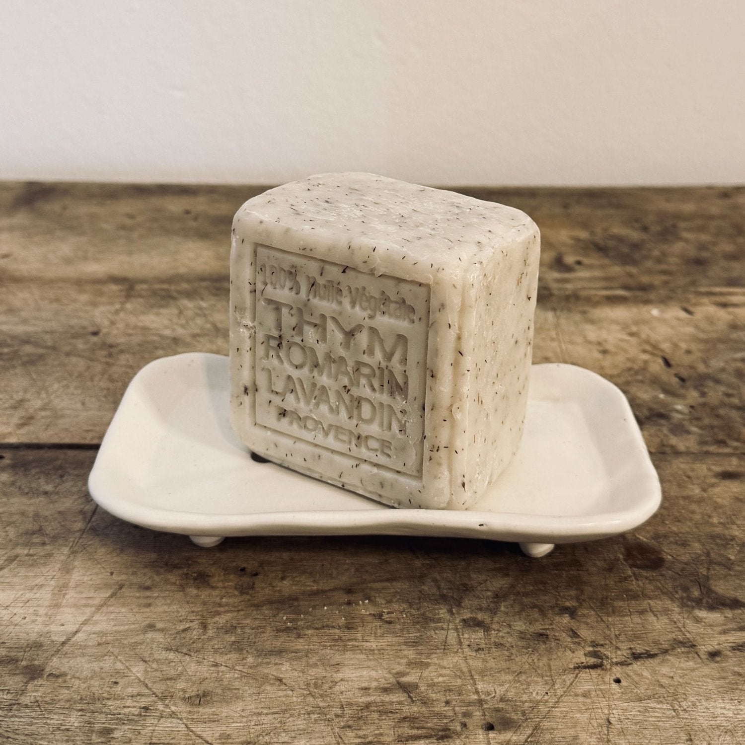 Ceramic Soap Plate - S000 Natural