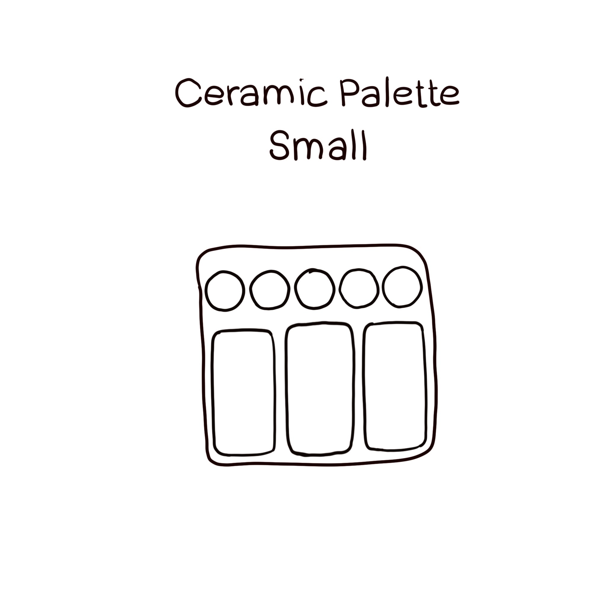 Ceramic Paint Palette - S000 Natural