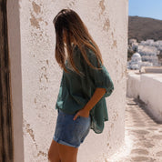 Dina Shirt - Women - CV Cotton Voile 100 - S061 Jade Green