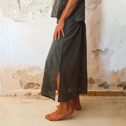 Deborah Skirt - Women - CA Cambric 60 - S021 Dark Green Grey