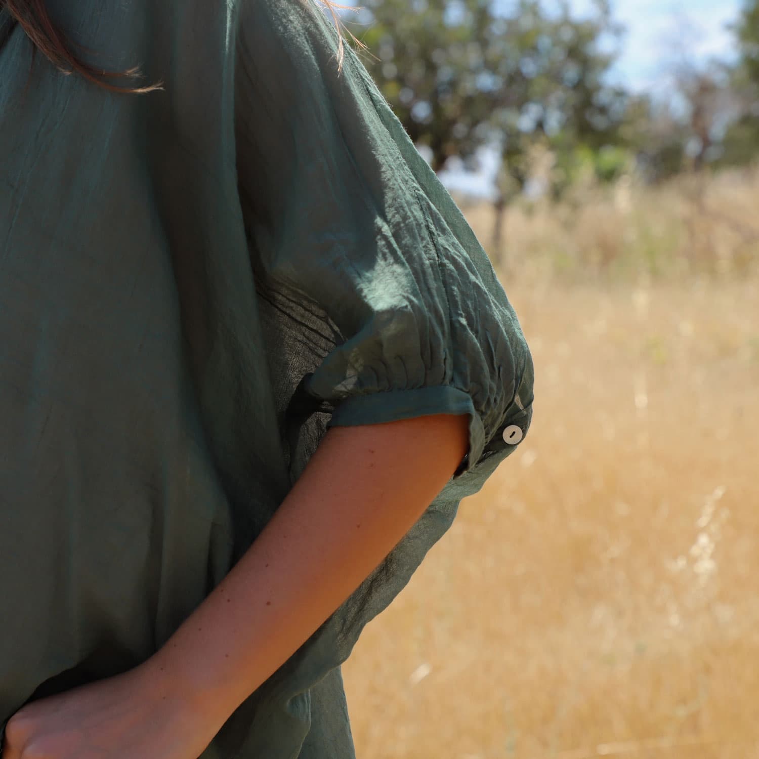 Dina Shirt - Women - CV Cotton Voile 100 - S061 Jade Green